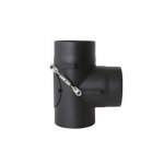 Darco - connection system for fireplaces and solid fuel boilers SPK - 90 ° dual-flow tee TRMr