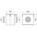 Prodmax - system dystrybucji powietrza okrągły z blachy ocynkowanej - skrzynka filtracyjna (DPO11)