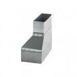 Prodmax - rectangular air distribution system made of galvanized steel - asymmetrical reduction