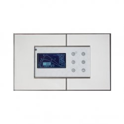 Tatarek - fireplace controller with heat accumulation system RT-08 OS Grafik White Design